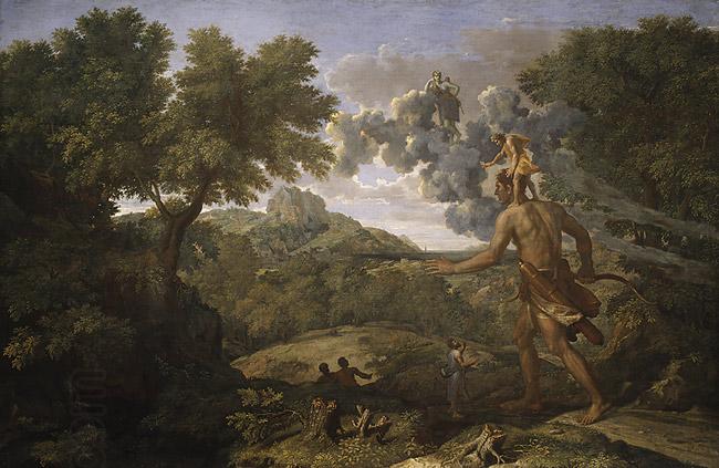 Nicolas Poussin Paysage avec Orion aveugle cherchant le soleil oil painting picture